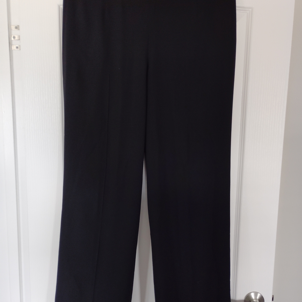 Talbots Classic Black Wide Leg Pants